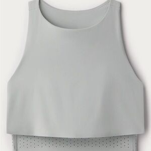 RHONE Sage Gray Instinct Longline Bra